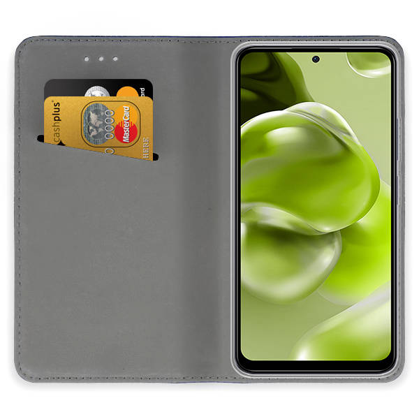 SKLO + PUZDRO 2v1 Xiaomi Redmi Note 12 5G / Poco X5 5G - Knižkové MAGNET červené