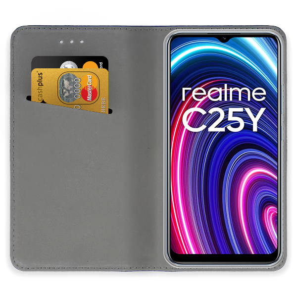 Knižkové puzdro pre Realme C21Y / C25Y - SMART MAGNET zlaté