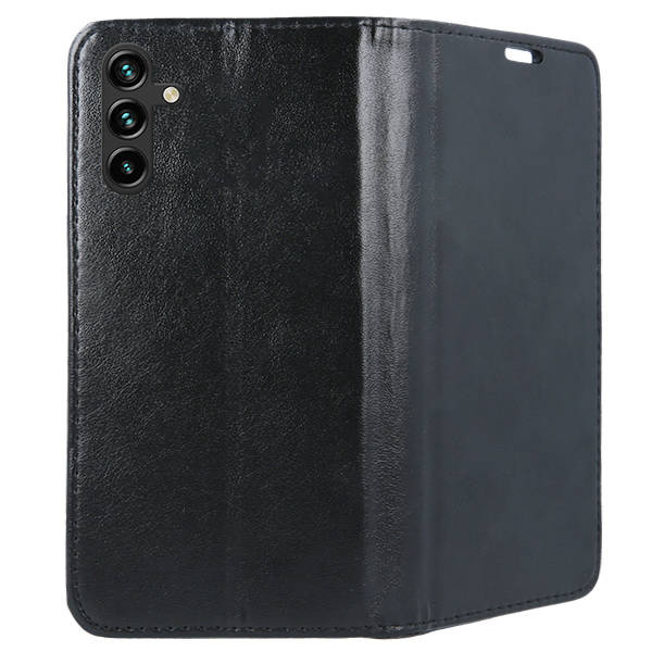 SKLO + PUZDRO 2v1 pre Samsung Galaxy A14 / A14 5G - Knižkové MAGNETIC čierne
