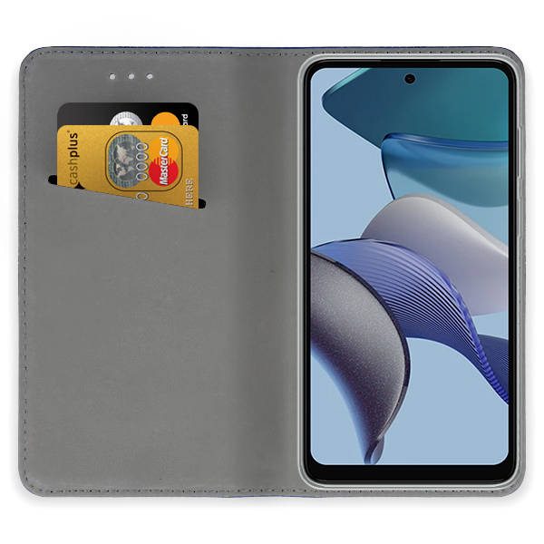 Knižkové puzdro pre Motorola Moto G53 5G - SMART MAGNET červené