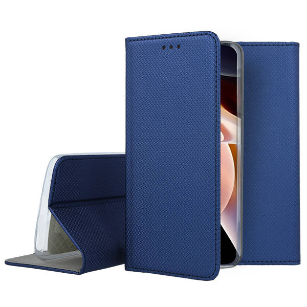SKLO + PUZDRO 2v1 pre Xiaomi Redmi Note 12S - Knižkové SMART MAGNET modré
