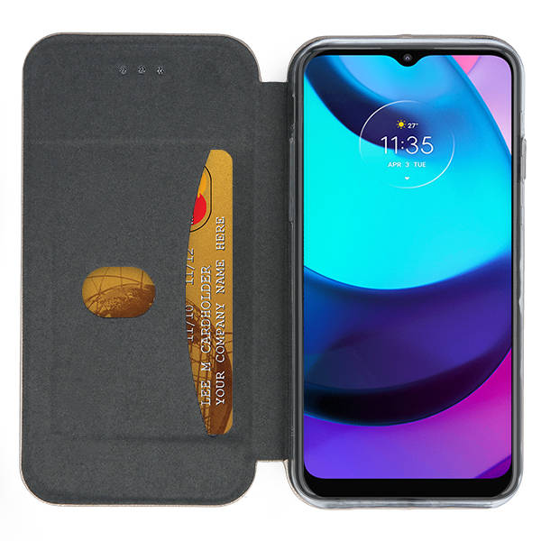 9D SKLO + PUZDRO pre Motorola Moto G23 / G13 - Knižkové puzdro DIVA čierne