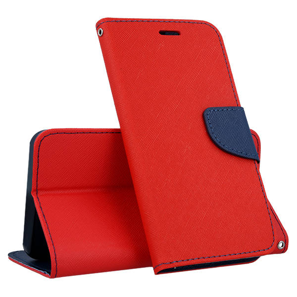 SKLO + PUZDRO 2v1 pre Xiaomi Redmi A1 / Redmi A2 - Knižkové FANCY červené