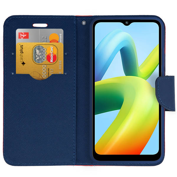 Knižkové puzdro pre Xiaomi Redmi A1 / Redmi A2 - FANCY červené