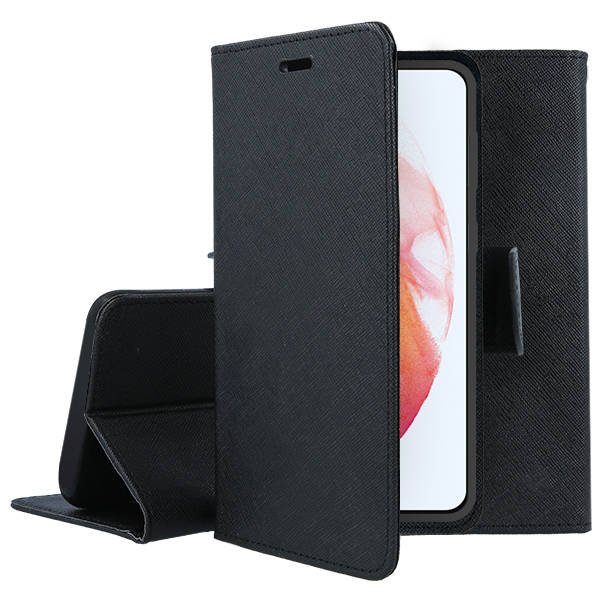 Knižkové puzdro na Xiaomi Redmi Note 12S - SMART FANCY čierne