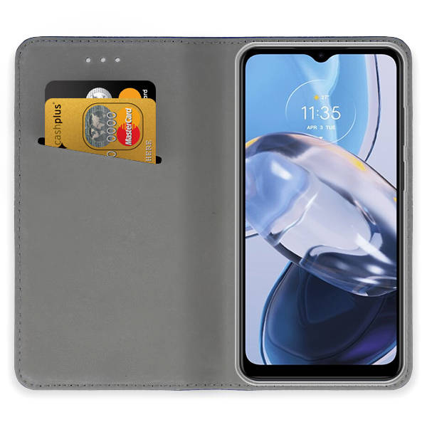 Knižkové puzdro pre Motorola Moto E22 / E22i - SMART MAGNET zlaté