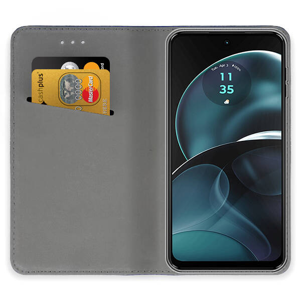 Knižkové puzdro pre Motorola Moto G14 - SMART MAGNET červené