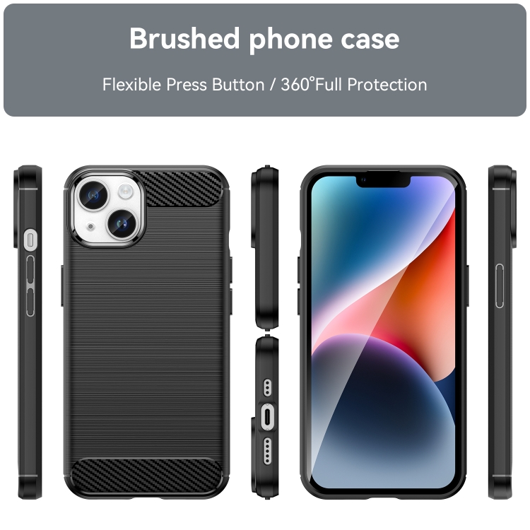 SKLO + PUZDRO 2v1 pre iPhone 15 - CARBON čierne