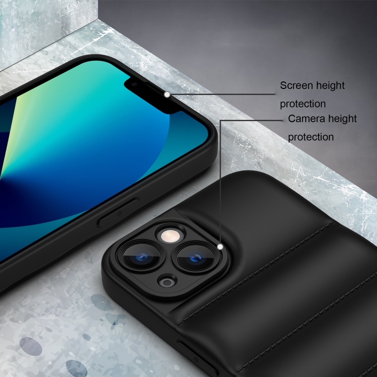 Zadný ochranný kryt pre iPhone 15 - AIRBAG hnedý