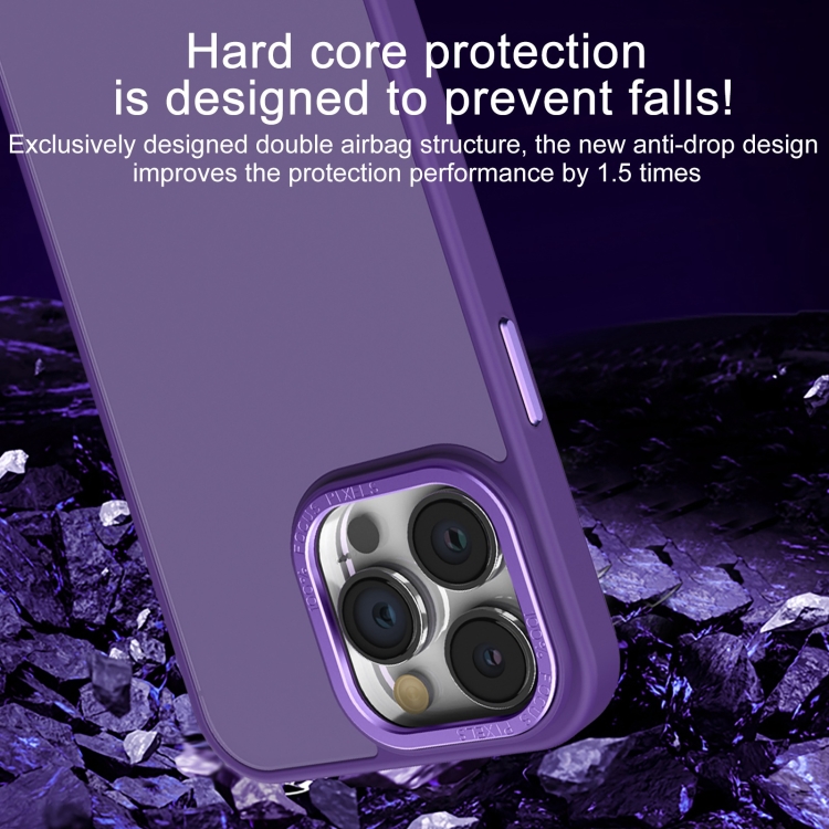 SKLO + PUZDRO 2v1 pre iPhone 15 Plus - TPU EDGE modré