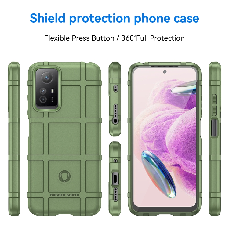 SKLO + PUZDRO 2v1 pre Xiaomi Redmi Note 12S - Tvrdené COVERAGE zelené