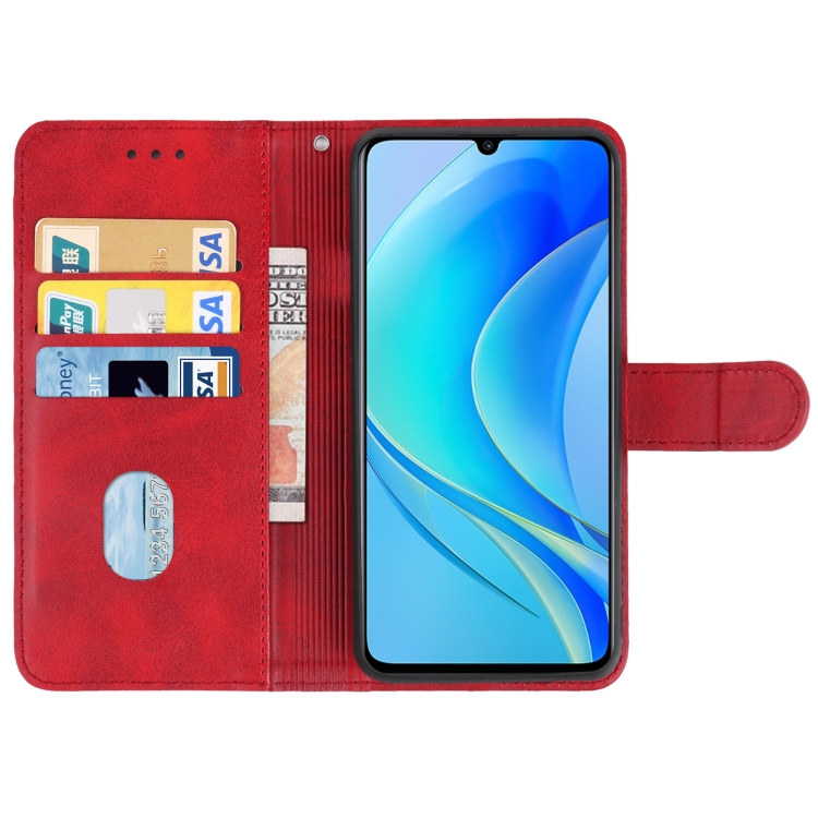 Knižkové puzdro pre Huawei Nova Y70 - Solid červené