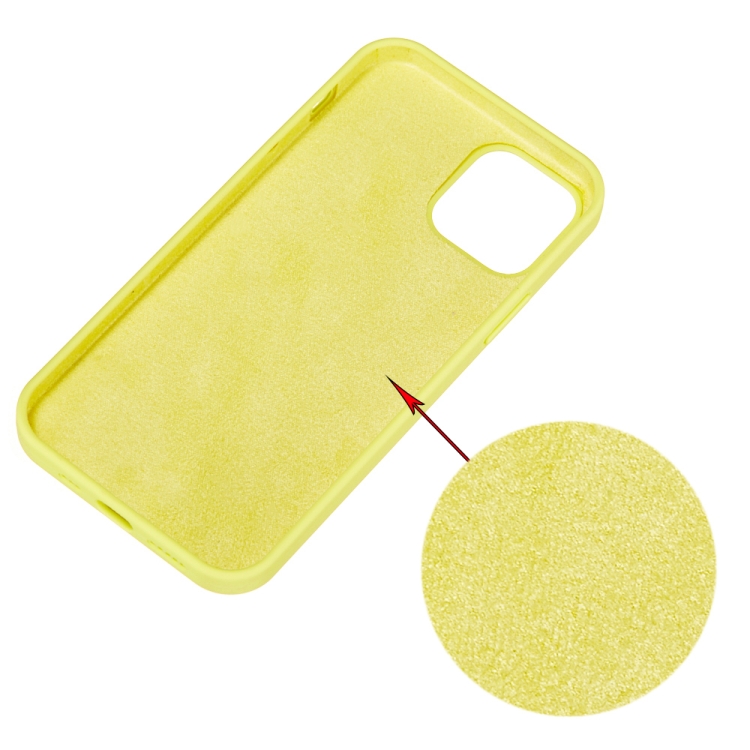 Silikónový kryt pre Apple iPhone 14 Pro - žltý