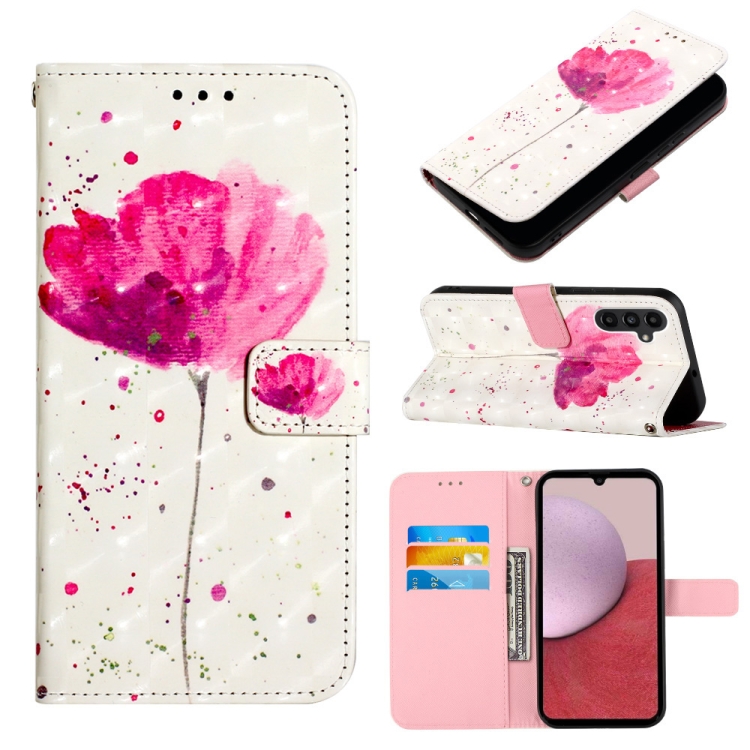 Knižkové puzdro pre Samsung Galaxy S23 FE - INK FLOWER