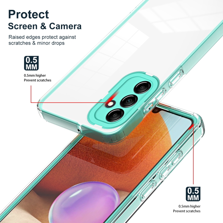 SKLO + KRYT 2v1 pre Samsung Galaxy A25 5G - Zadný FRAME zelený