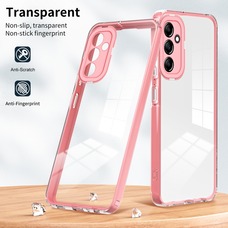 SKLO + KRYT 2v1 pre Samsung Galaxy A25 5G - Zadný FRAME ružový