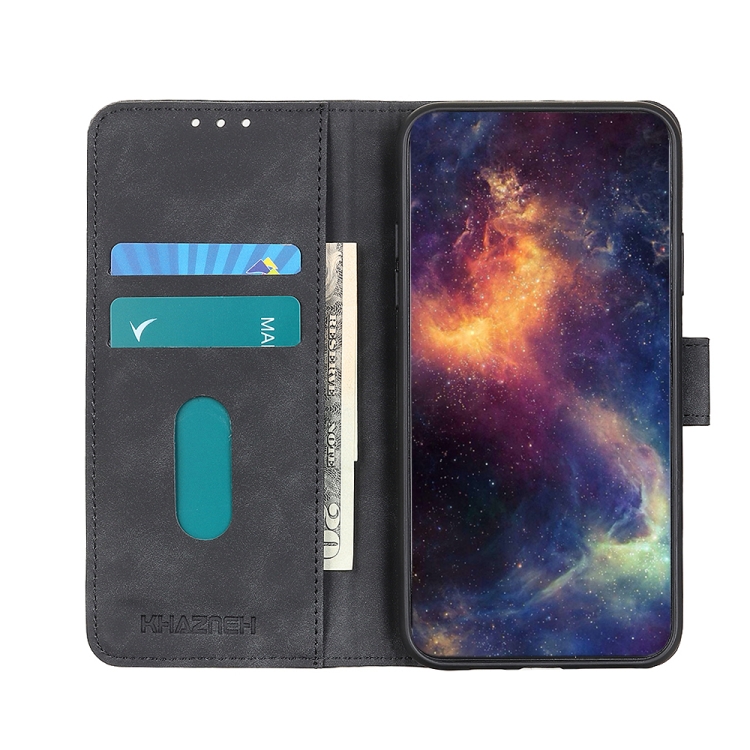 Knižkové puzdro pre Motorola Moto E22 / E22i - KHAZNEH čierne
