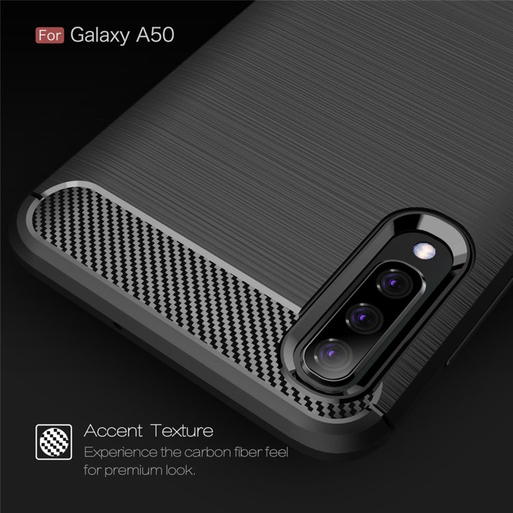 CARBON Zadný obal pre Samsung Galaxy A50 - modrý