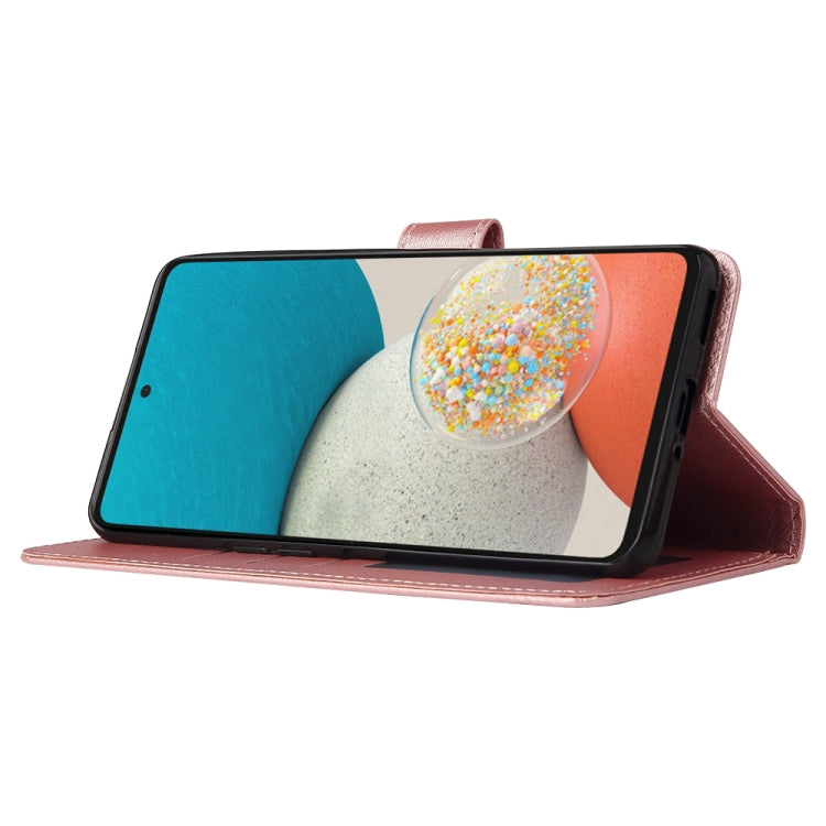 SOLID Knižkové puzdro pre Samsung Galaxy A53 5G - ružové