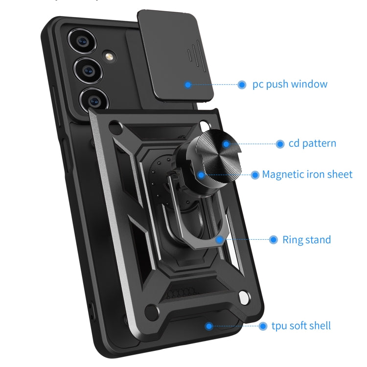 SLIDING Tvrdený kryt pre Samsung Galaxy A05s - sivý