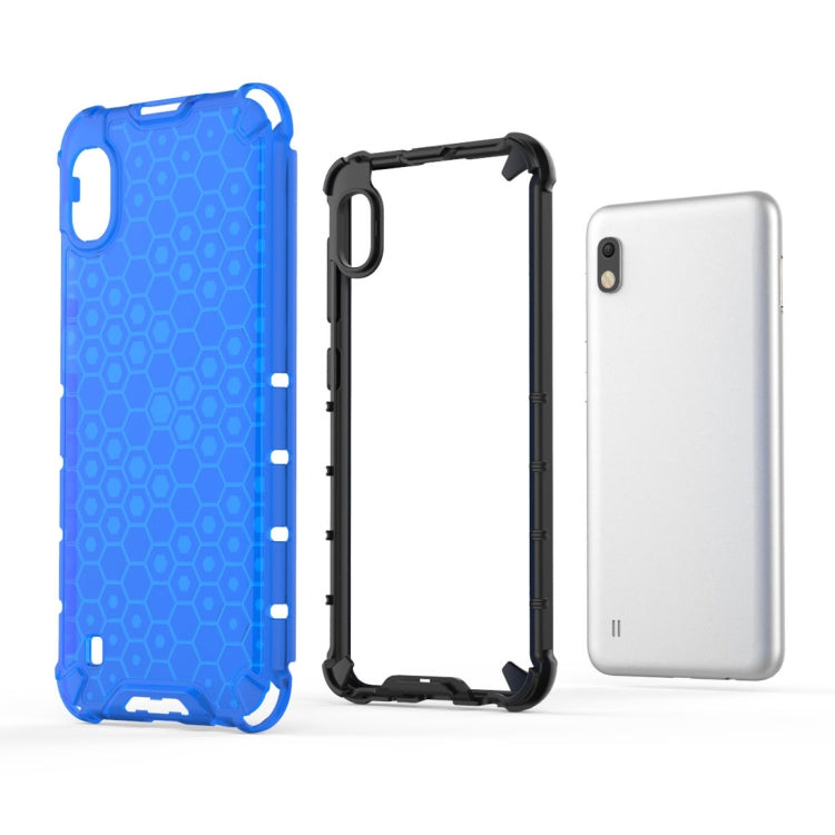 HONEYCOMB Tvrdený kryt pre Samsung Galaxy A10 - červený