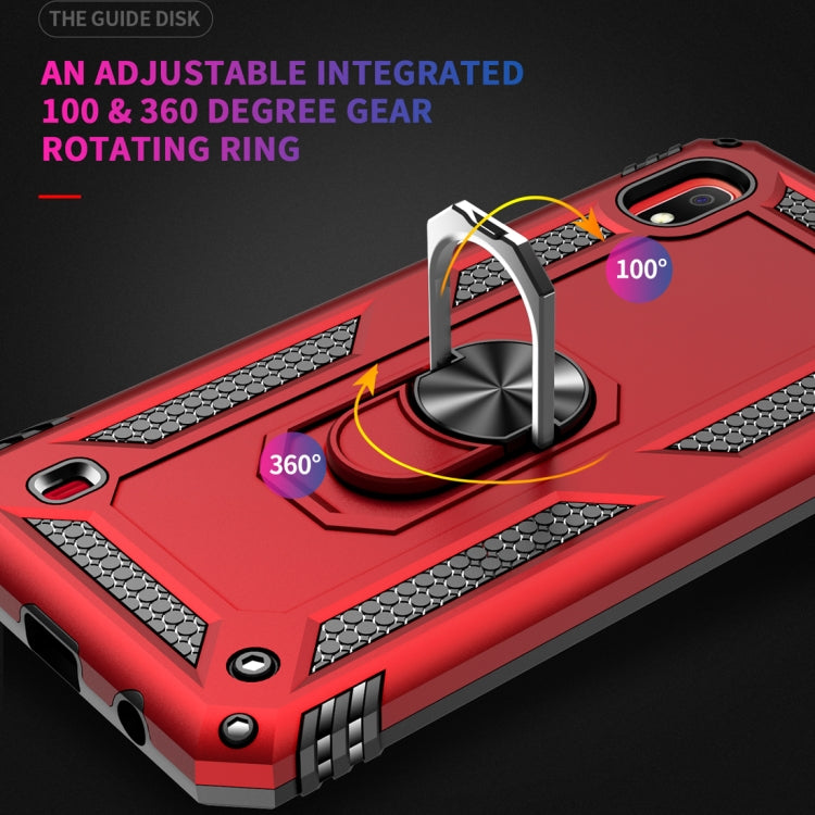 RING ARMOR Tvrdený kryt pre Samsung Galaxy A10 - sivý