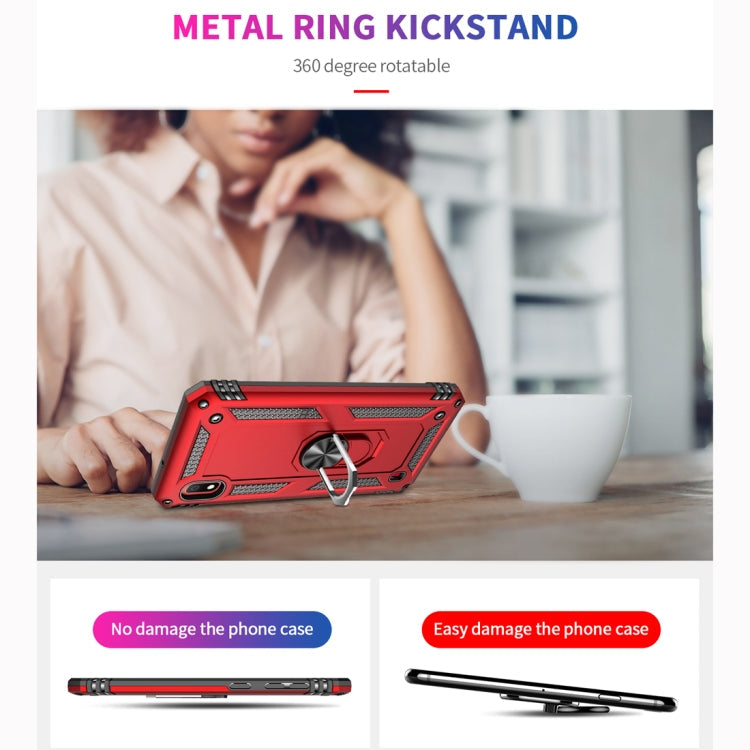 RING ARMOR Tvrdený kryt pre Samsung Galaxy A10 - sivý
