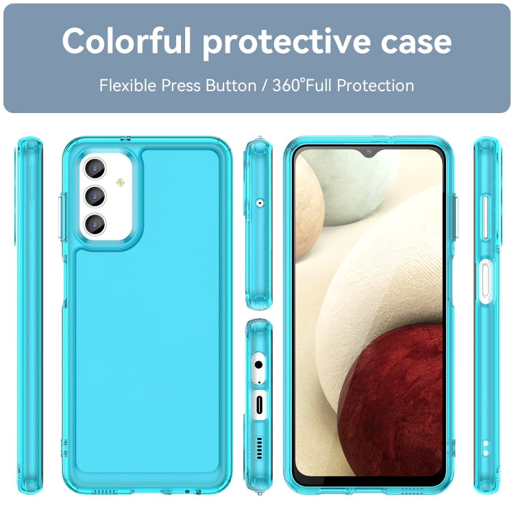 CANDY Zadný obal pre Samsung Galaxy A13 4G - modrý