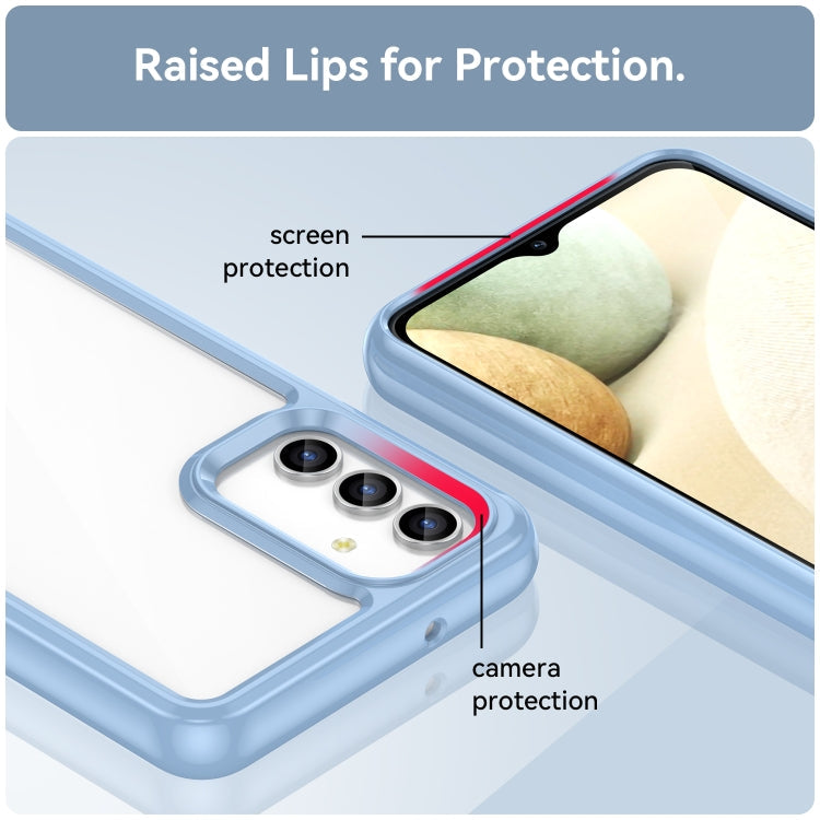 FRAME Zadný kryt pre Samsung Galaxy A13 5G / A04s - modrý