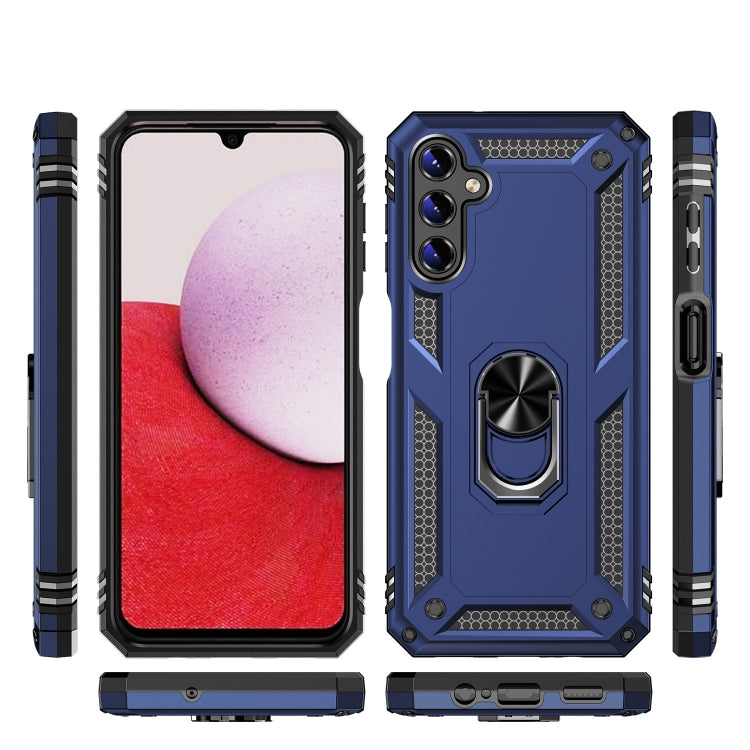 RING ARMOR Tvrdený kryt pre Samsung Galaxy A14 / A14 5G - modrý