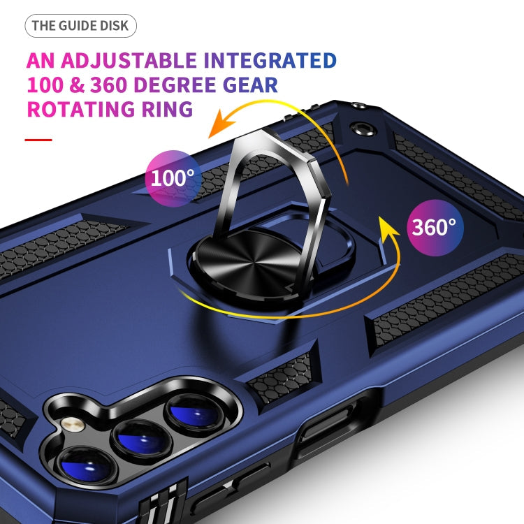 RING ARMOR Tvrdený kryt pre Samsung Galaxy A14 / A14 5G - modrý
