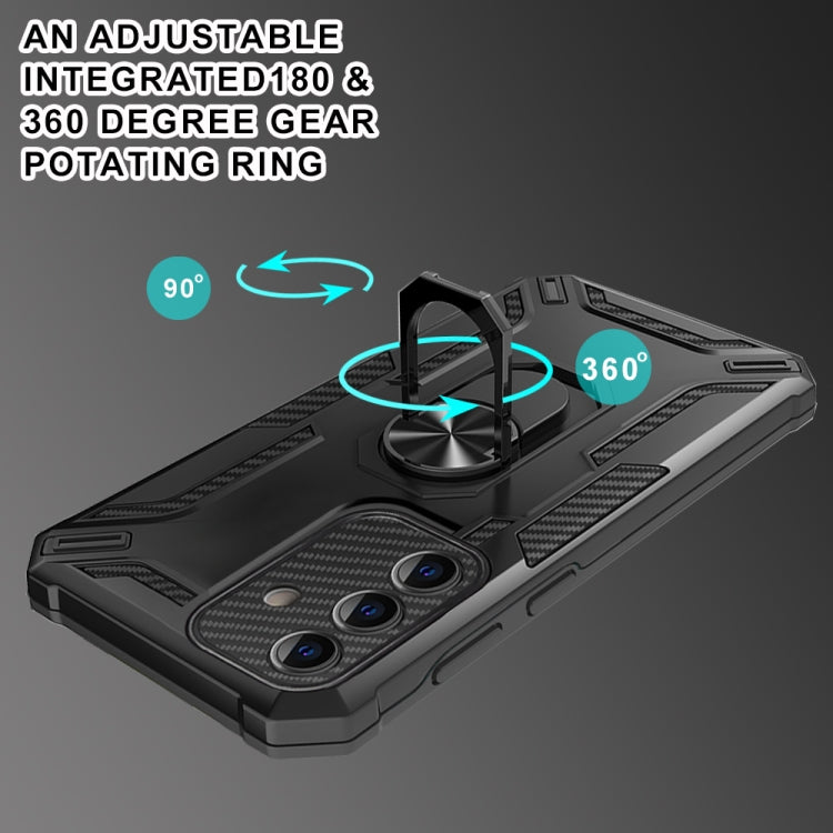 WARSHIP ARMOR Tvrdený kryt pre Samsung Galaxy A14 / A14 5G - čierny
