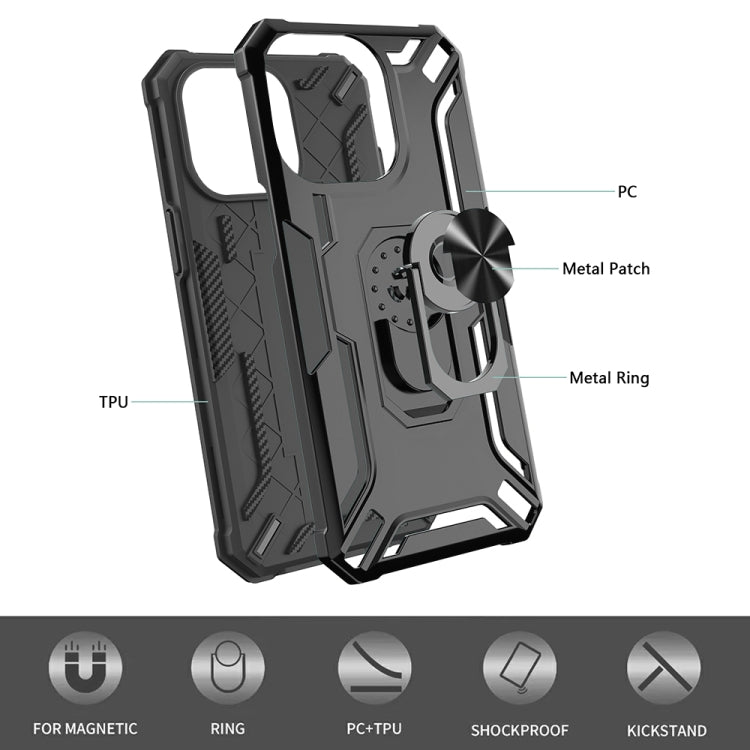 WARSHIP ARMOR Tvrdený kryt pre Samsung Galaxy A14 / A14 5G - modrý