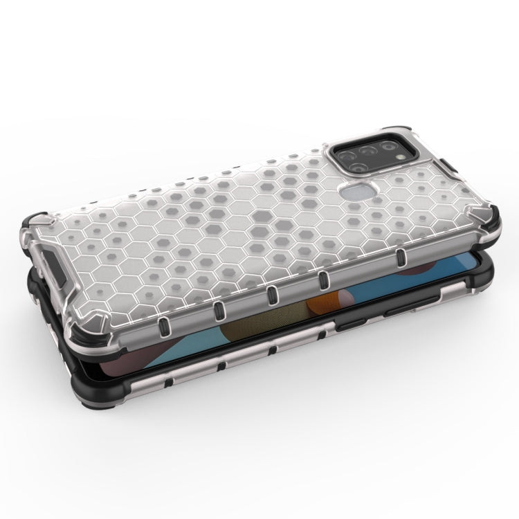 HONEYCOMB Tvrdený kryt pre Samsung Galaxy A21S - modrý
