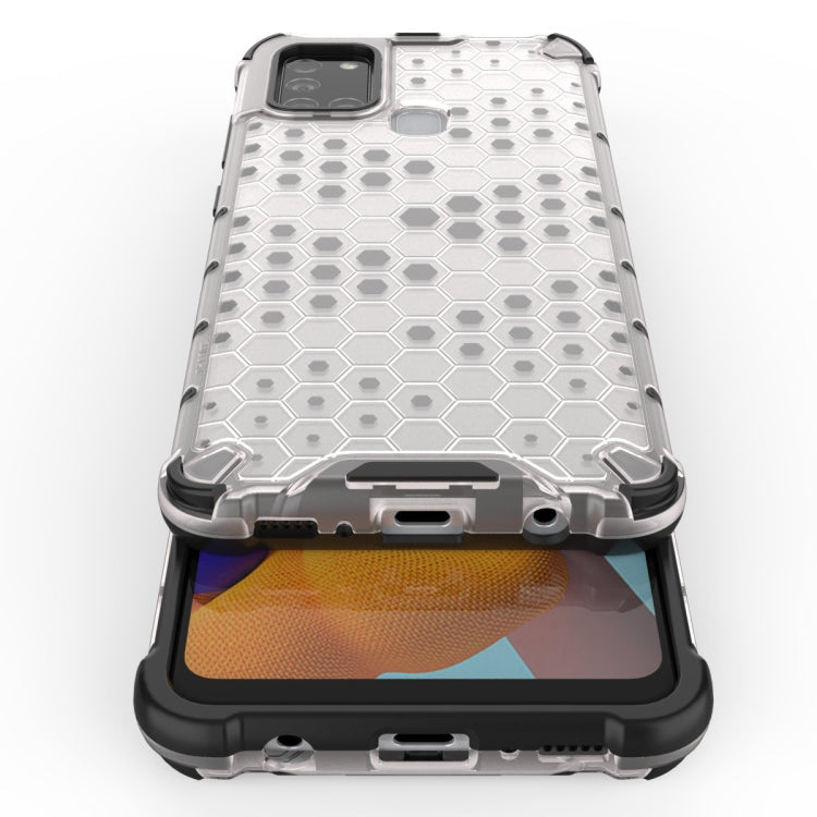 HONEYCOMB Tvrdený kryt pre Samsung Galaxy A21S - červený
