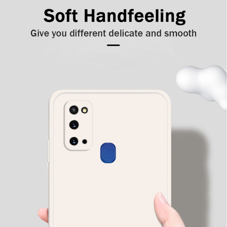 MATT Silikónový obal pre Samsung Galaxy A21s - zelený