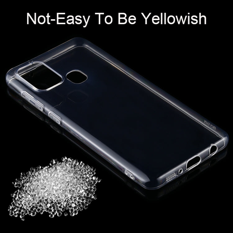 TRANSPARENTNÝ Silikónový obal pre Samsung Galaxy A21s - priesvitný