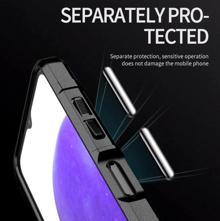 RUGGED Zadný kryt pre Samsung Galaxy A22 5G - čierny