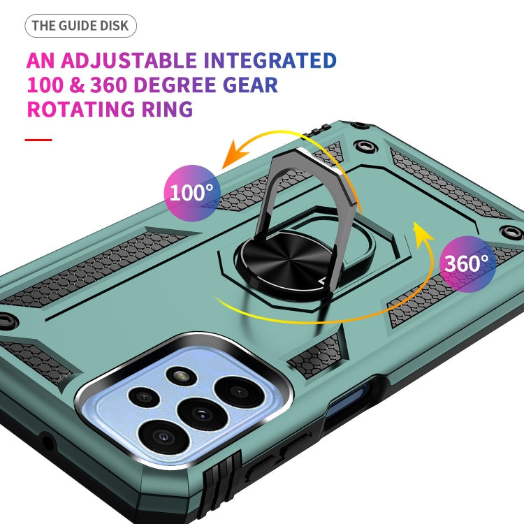 RING ARMOR Tvrdený kryt pre Samsung Galaxy A23 / A23 5G - zelený