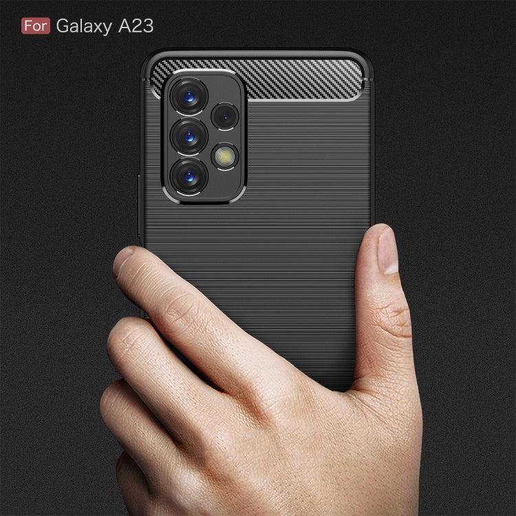 CARBON Zadný obal pre Samsung Galaxy A23 / A23 5G - modrý