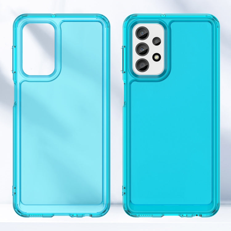 CANDY Zadný obal pre Samsung Galaxy A23 / A23 5G - modrý