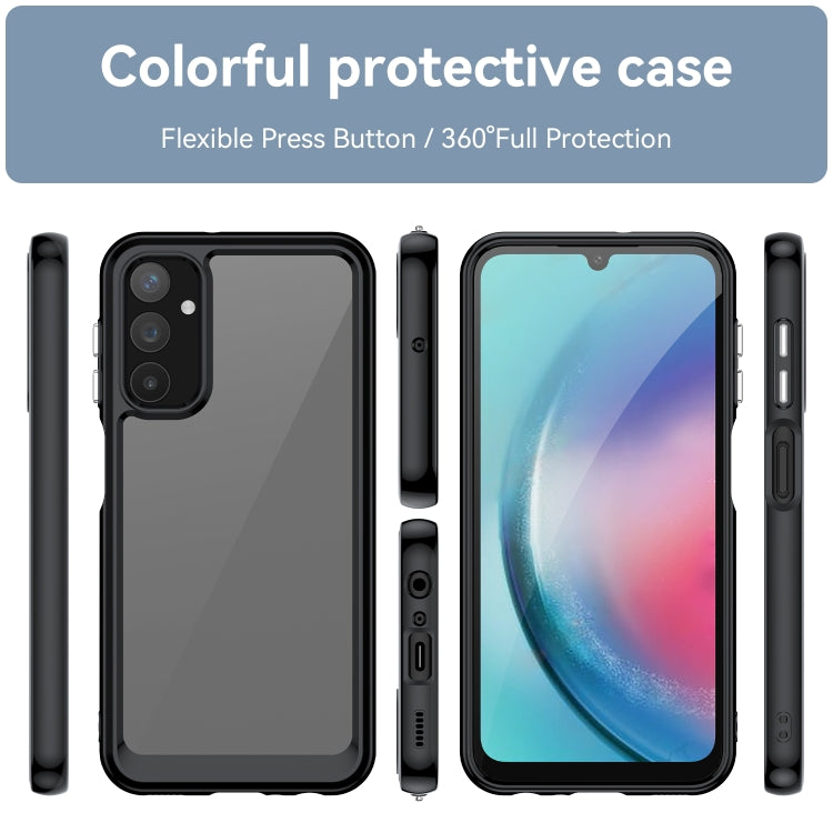 ACRYLIC Zadný kryt pre Samsung Galaxy A25 5G - čierny