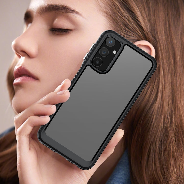 ACRYLIC Zadný kryt pre Samsung Galaxy A25 5G - čierny