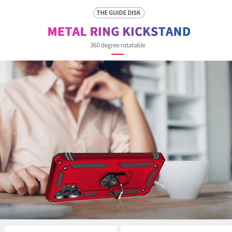 RING ARMOR Tvrdený kryt pre Samsung Galaxy A32 5G - zlatý
