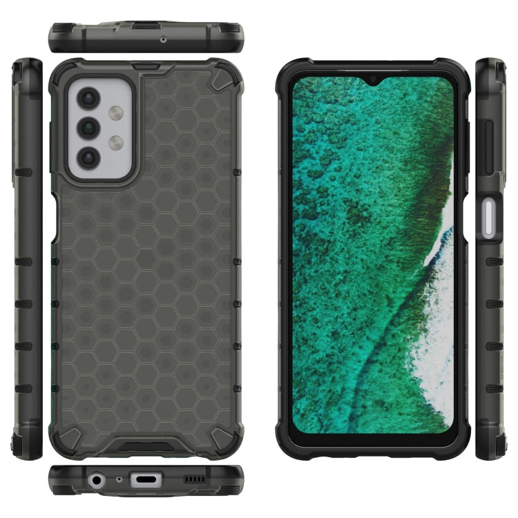 HONEYCOMB Tvrdený kryt pre Samsung Galaxy A32 5G - čierny