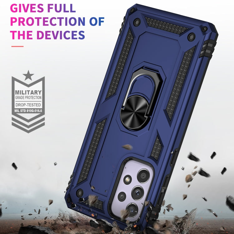 RING ARMOR Tvrdený kryt pre Samsung Galaxy A33 5G - modrý