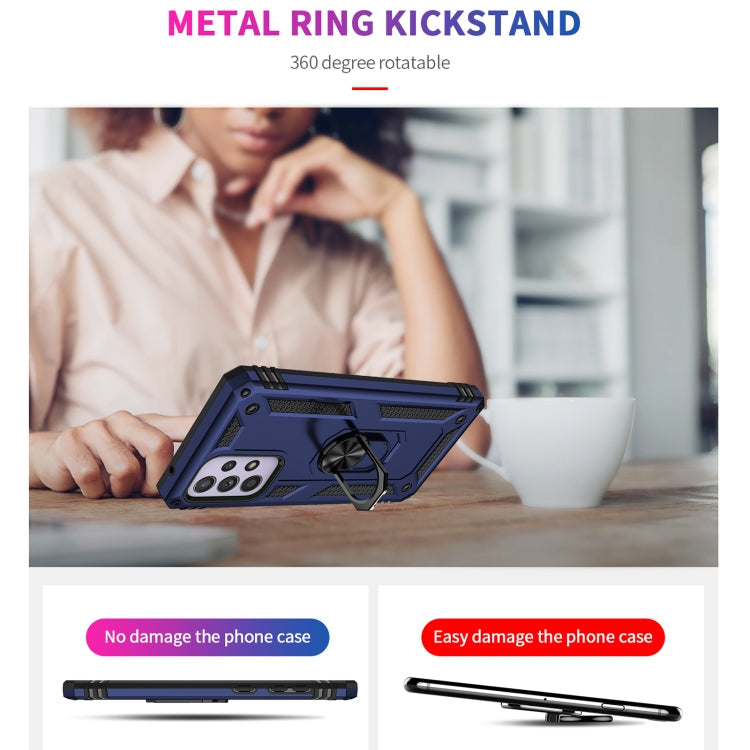 RING ARMOR Tvrdený kryt pre Samsung Galaxy A33 5G - modrý