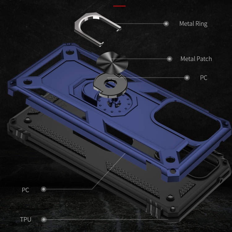 RING ARMOR Tvrdený kryt pre Samsung Galaxy A33 5G - modrý