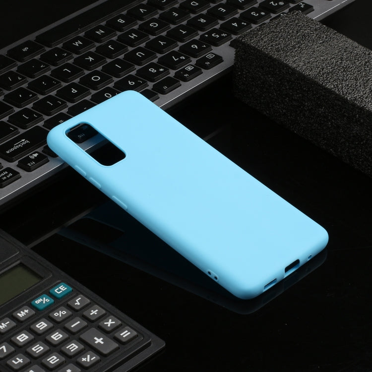 MATT Silikónový obal pre Samsung Galaxy S20 Plus - modrý