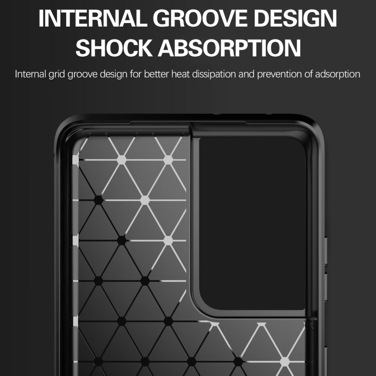 CARBON Zadný obal pre Samsung Galaxy S21 Ultra 5G - modrý
